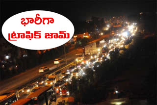 traffic jam on hyderabad vijayawada highway