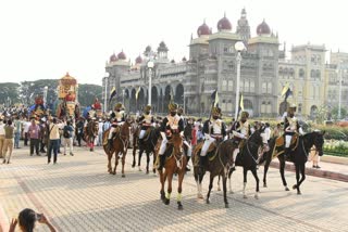 Mysuru dasara jamboo savari today