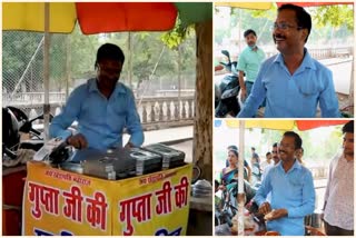 Madhya Pradesh chaat  seller resembles Delhi CM Arvind Kejriwal