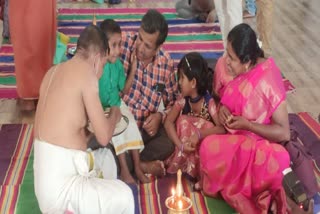 vijayadasamy festivel  children started education