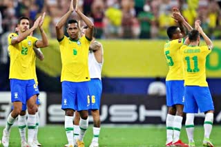 World Cup qualifiers  Brazil beat Uruguay  Argentina beat Peru  खेल समाचार  Sports News