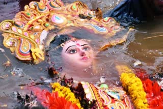 maa durga immersion to 6 place in Cuttack