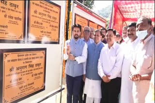 union-minister-anurag-thakur-lays-the-foundation-stone-of-schemes-worth-crores-in-una