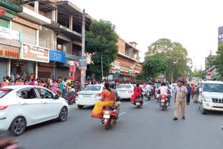 festive environment nagaon city on vijaya dashami