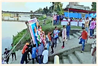 Vijaya dashami elebrate in Numaligarh Dhansiri Ghat