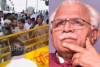 singhu border man murder update  haryana cm manohar meeting man murdered  man hand cut off singhu border  kisan movement youth murder  സിംഘു അതിർത്തിയിലെ കൊലപാതകം  സിംഘു അതിർത്തി  യുവാവിനെ കൊന്ന് കെട്ടിത്തൂക്കി  പ്രതി അറസ്റ്റിൽ  കൈ അറുത്തുമാറ്റി കൊലപ്പെടുത്തി  കിസാൻ മൂവ്മെന്‍റ്