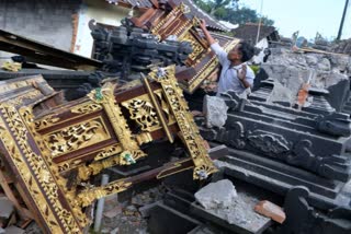 earthquake hits at Bali 3 dead, 7 injured