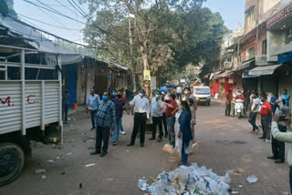 ndmc drive say no to single use plastic in sarojini nagar area