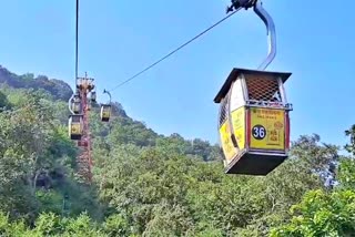 Ropeway suddenly closed in Maihar Wali Mata Mandir