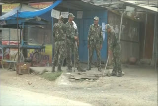 Police force deployed in the area amid politics