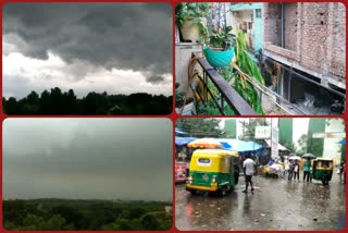 दिल्ली के अलग-अलग इलाकों में बारिश