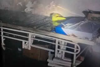 fire broke out in lnjp hospital