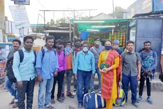 laborers of Jharkhand in Himachal