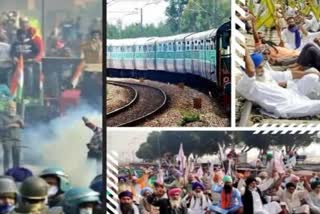 ریل روکو تحریک کے سبب شمالی ہند میں 28 سے زائد ٹرینیں متاثر