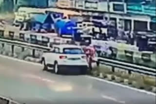 Caught On CCTV: Police Officer Car Runs Over 2 Girls At Jalandhar-Phagwara Highway