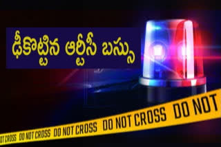 RTC bus hit a tractor in Nellore