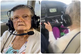 84 year old grandmother flew plane