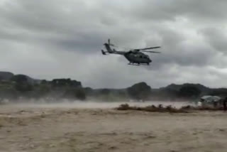 Army helicopter rescued 25 people