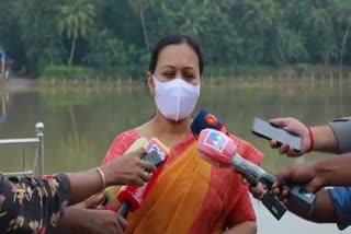 health minister  veena george  dam opening  health minister veena george on opening of dams in pathanamthitta  പമ്പ ഡാം  കക്കി ഡാം  വീണ ജോർജ്  ആരോഗ്യവകുപ്പ് മന്ത്രി  അപ്പര്‍ കുട്ടനാട്