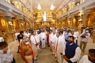 CM KCR Visits Yadadri Temple, cm kcr yadadri tour