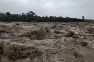 Kosi river overflowing