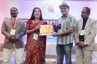 Bharat Bhushan Award to sristi rani taid