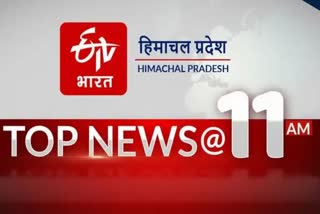 हिमाचल प्रदेश की 10 बड़ी खबरें @ 11AM
