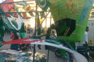 مرادآباد: عید میلاد النبی کے موقع پر علم کی خریداری میں کمی