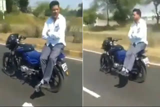 Desi driverless motorcycle