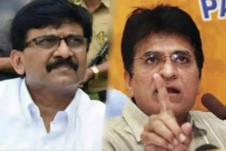 sanjay raut letter to kirit somaiya