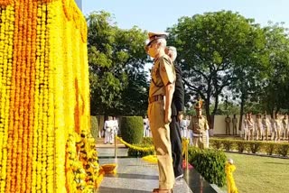 Police Martyrs Day 2021, Rajasthan News, ETV Bharat