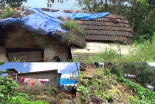 കനത്ത മഴ  ഇടുക്കി  ഇടുക്കി നെടുങ്കണ്ടം കുന്നുകുഴി നിവാസികള്‍  കുന്നുകുഴി നിവാസികള്‍  മലവെള്ള പാച്ചില്‍  അപകട ഭീഷണി  ദുരിതാശ്വാസ ക്യാമ്പ്  മഴവെള്ളം  അപകടാവസ്ഥ  rain  heavy rain  idukki rainfall