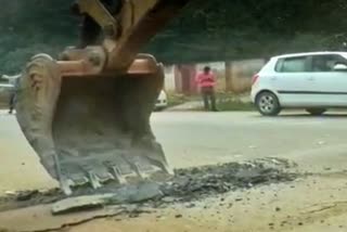 PWD removing Road Humps