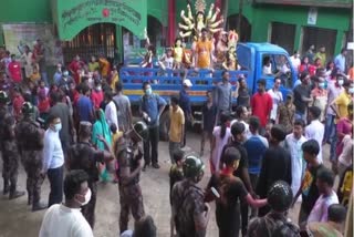 bangladesh Police claims identification of the person carrying the quran in durga puja mandap