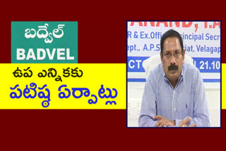 State Election Officer Vijayanand on Badvel ByPoll