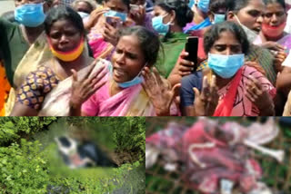 salem news  salem latest news  skeleton  skeleton of a woman floating in a well in salem  road block protest  murder  murder case  salem women murder  பெண்ணின் எலும்புக்கூடு மீட்பு  சேலத்தில் பெண்ணின் எலும்புக்கூடு மீட்பு  கொலை  கொலை வழக்கு  கொலை செய்திகள்