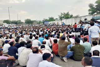 panchayat assistant protest, jaipur protest news, Unemployment
