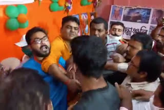 Clash Between BJP Leaders in Katoa East Bardhaman