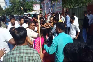 Rajasthan BJP, NSUI Rajasthan, Clashes between BJP and NSUI workers , Jaipur News,  Rajasthan News