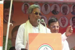 Opposition leader Siddaramaiah barrage against BJP government in Haveri