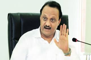 Pune: Dy CM Ajit Pawar talks to media Jarandeshwar Sugar mill scam
