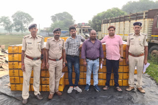 liquor recovered from truck in araria