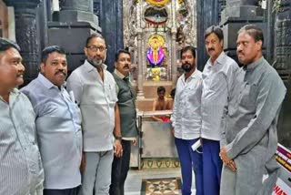 Ramesh Jarkiholi Visited Kolhapur Mahalakshmi Temple