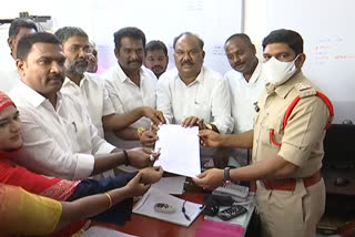 police complaint on tdp leader bonda uma