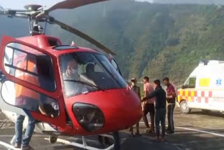 Helicopter transported to AIIMS Rishikesh