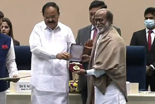 Rajinikanth conferred with Dadasaheb Phalke Award