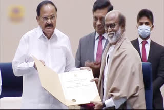 Superstar Rajinikanth honored with Dadasaheb Phalke Award