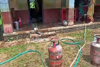 Gas cylinder leak at school