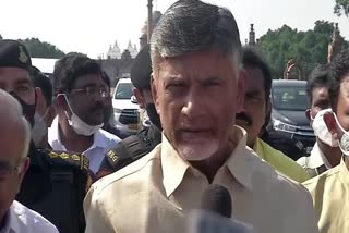 Chandrababu Naidu meets President Kovind, raises issues related to drug menace in AP