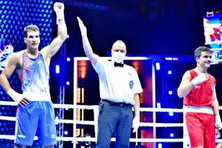 World Boxing Championships  विश्व मुक्केबाजी चैंपियनशिप  आकाश सांगवान  Akash Sangwan  Opening Bout  AIBA  खेल समाचार  Sports News  मुक्केबाजी  Boxing